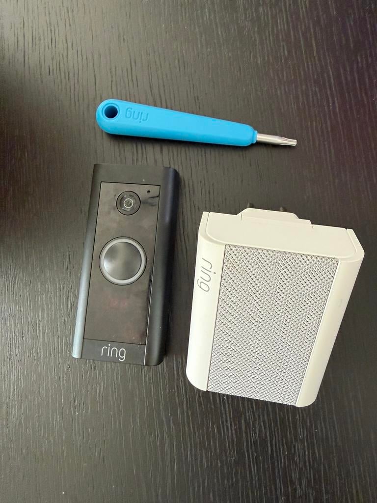 Ring deurbel, Chime en handige schroevendraaier, Ophalen of Verzenden, Bewegingsdetectiesensor, Zo goed als nieuw, Bedraad