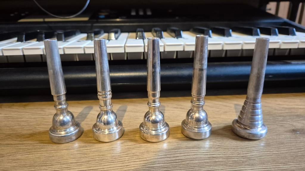 Diverse mondstukken voor trompet, Ophalen of Verzenden, Gebruikt, Overige typen