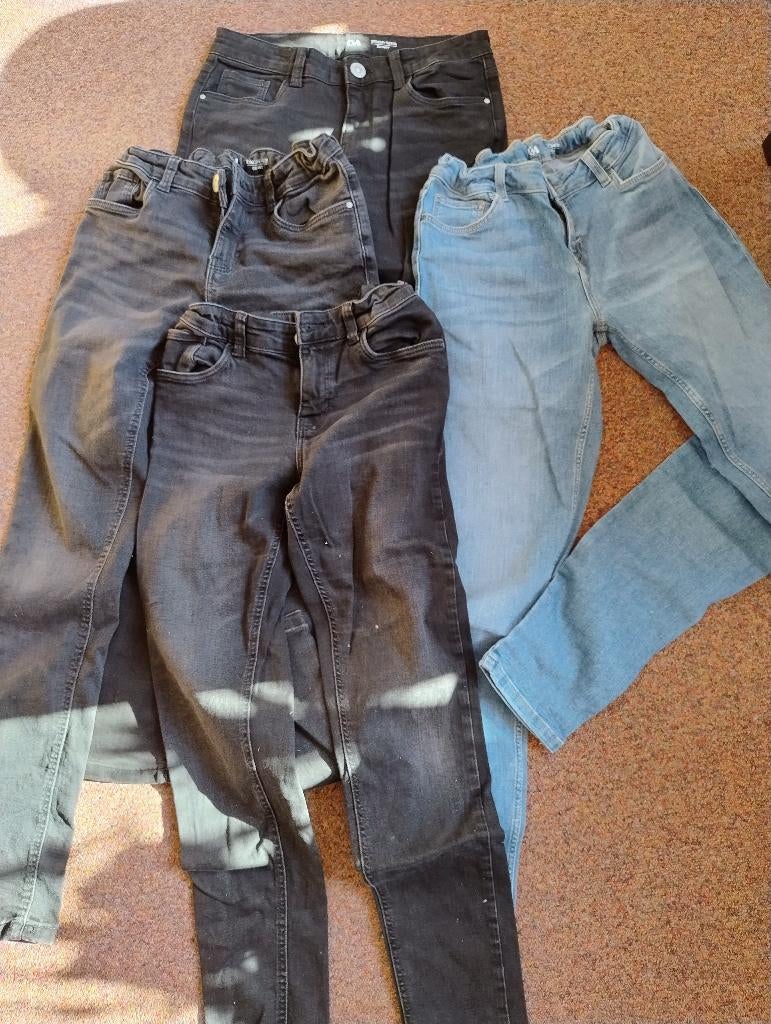 Skinny spijkerbroek maat 170, Kinderen en Baby's, Kinderkleding | Maat 170, C&A, Jongen of Meisje, Zo goed als nieuw, Ophalen