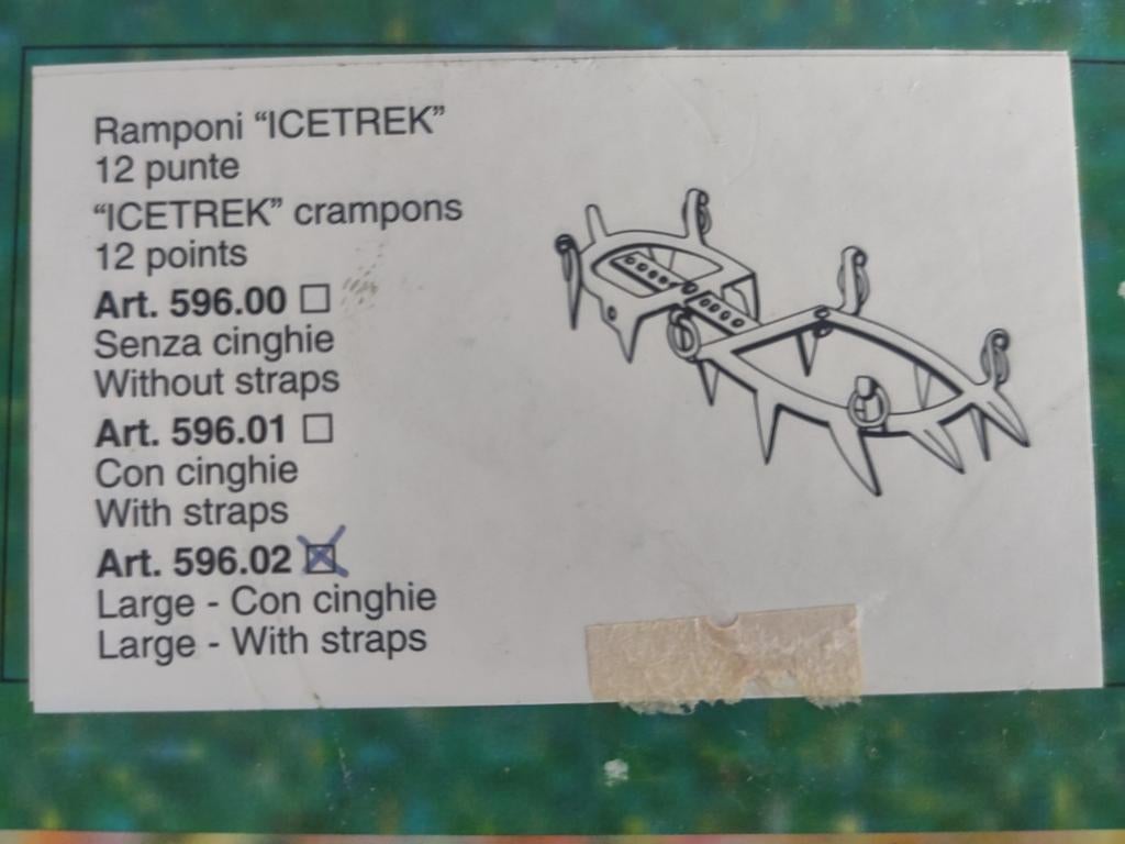 Nieuwe Icetrek stijgijzers (Large, met banden), Ophalen of Verzenden