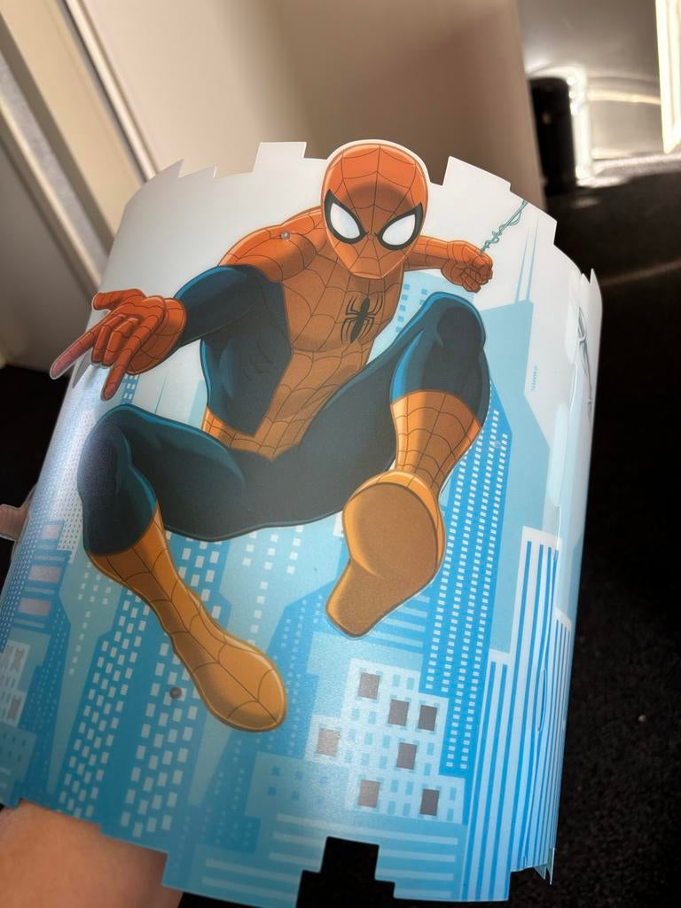 Spider-Man Hanglamp voor Kinderkamer, Ophalen, Kunststof, Gebruikt, Spider-man