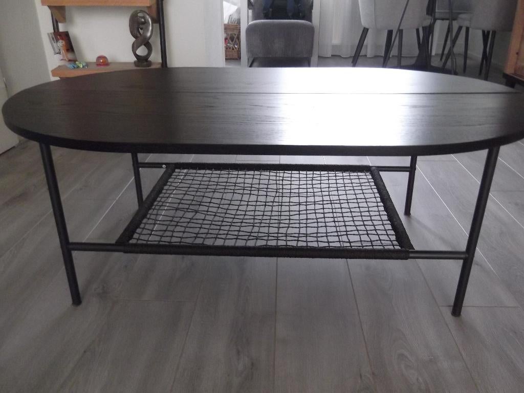 salon tafel zwart, Ophalen, 50 tot 100 cm, 50 tot 100 cm, Zo goed als nieuw