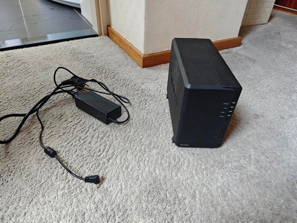 Synology DS218Play met 2x1TB HDD, Computers en Software, NAS, Ophalen of Verzenden, Gebruikt