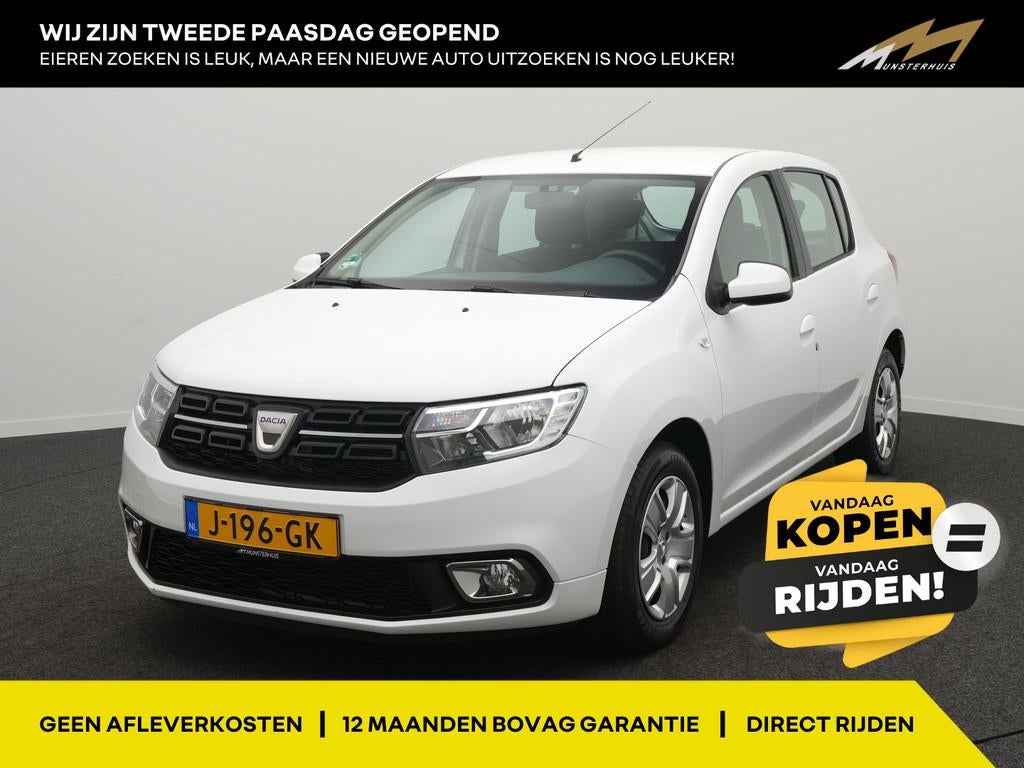 Dacia Sandero TCe 100 Bi-Fuel Comfort - RIJKLAARPRIJS - LPG, Voorwielaandrijving, 12 maanden, Wit, Origineel Nederlands