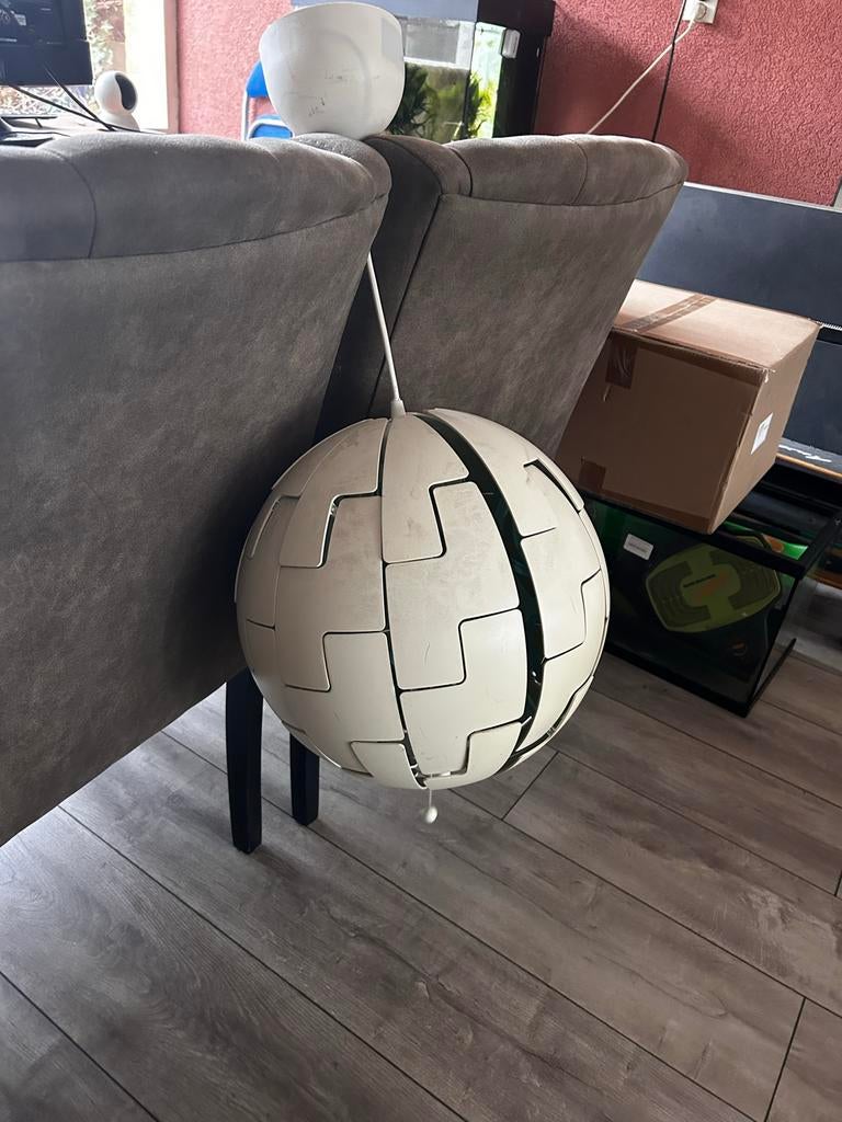 IKEA PS 2014 uittrekbare lamp groen/wit 35 cm, Ophalen, Gebruikt, Kunststof, Minder dan 50 cm