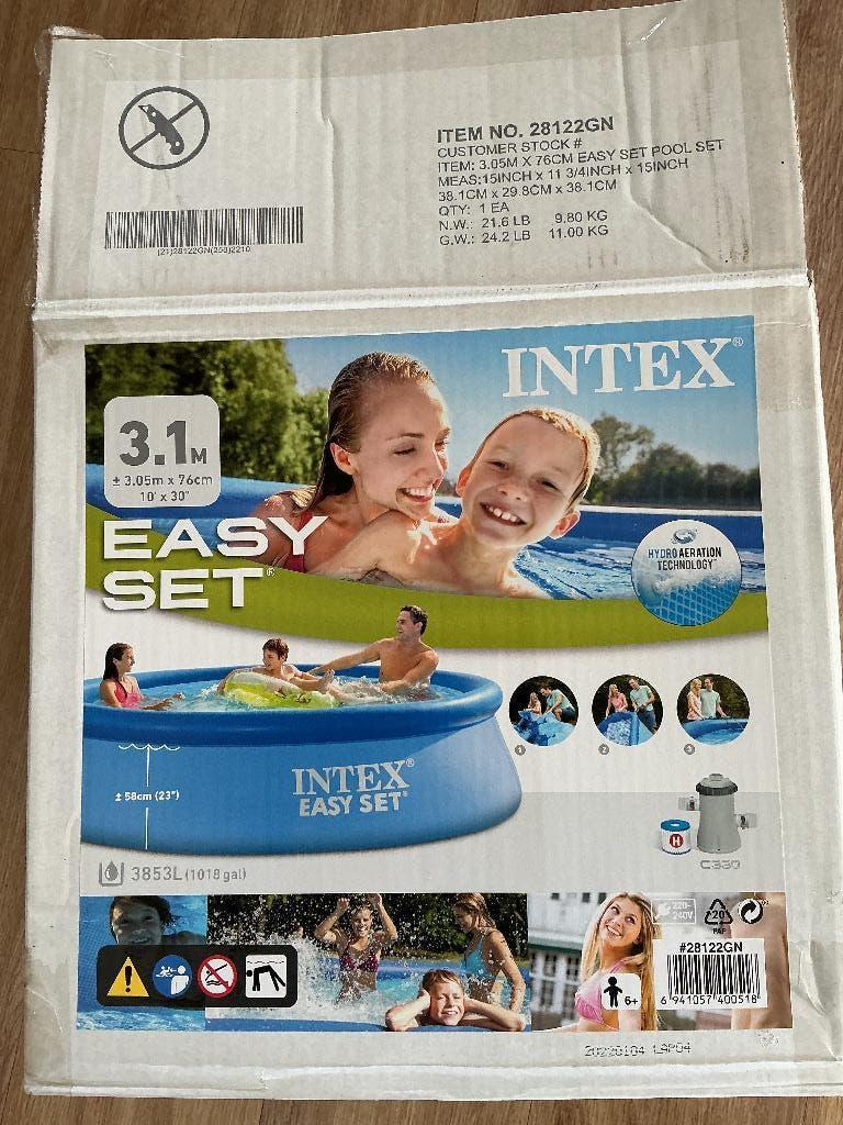 Intex opblaaszwembad, Ophalen, Minder dan 80 cm, Opblaaszwembad, Rond