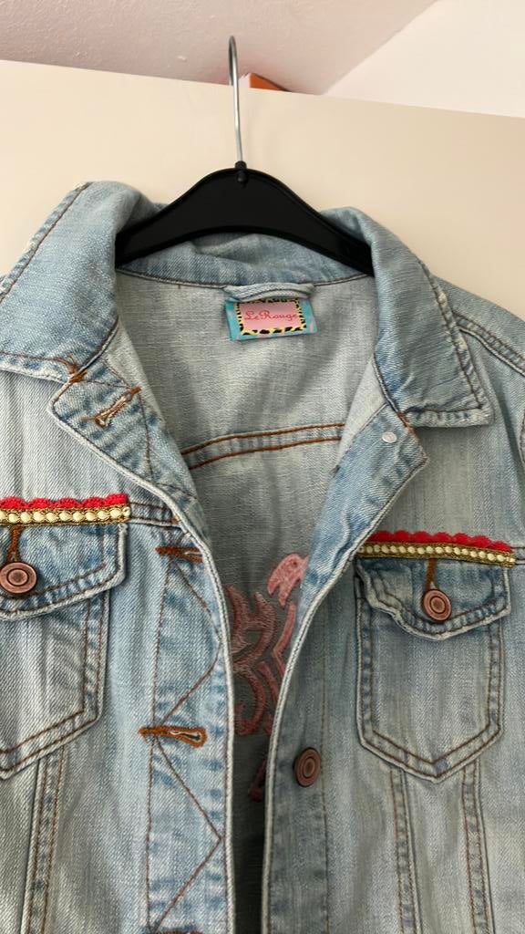 Jeans jack maat 38, Ophalen of Verzenden, Zo goed als nieuw, Maat 38/40 (M), Blauw