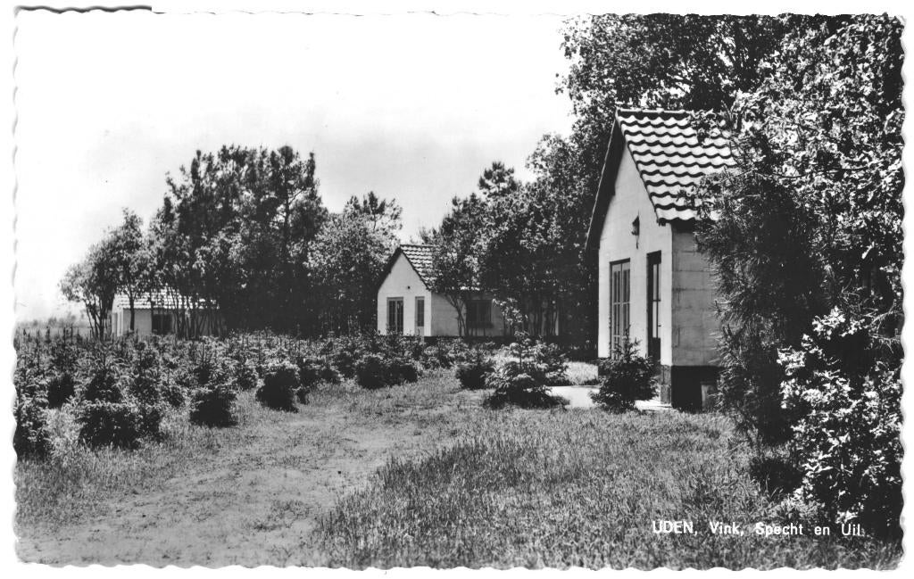 991377 Uden 1965 N B Bungalowpark De Pier Gelopen met zegel, Ophalen of Verzenden, 1960 tot 1980, Gelopen, Noord-Brabant