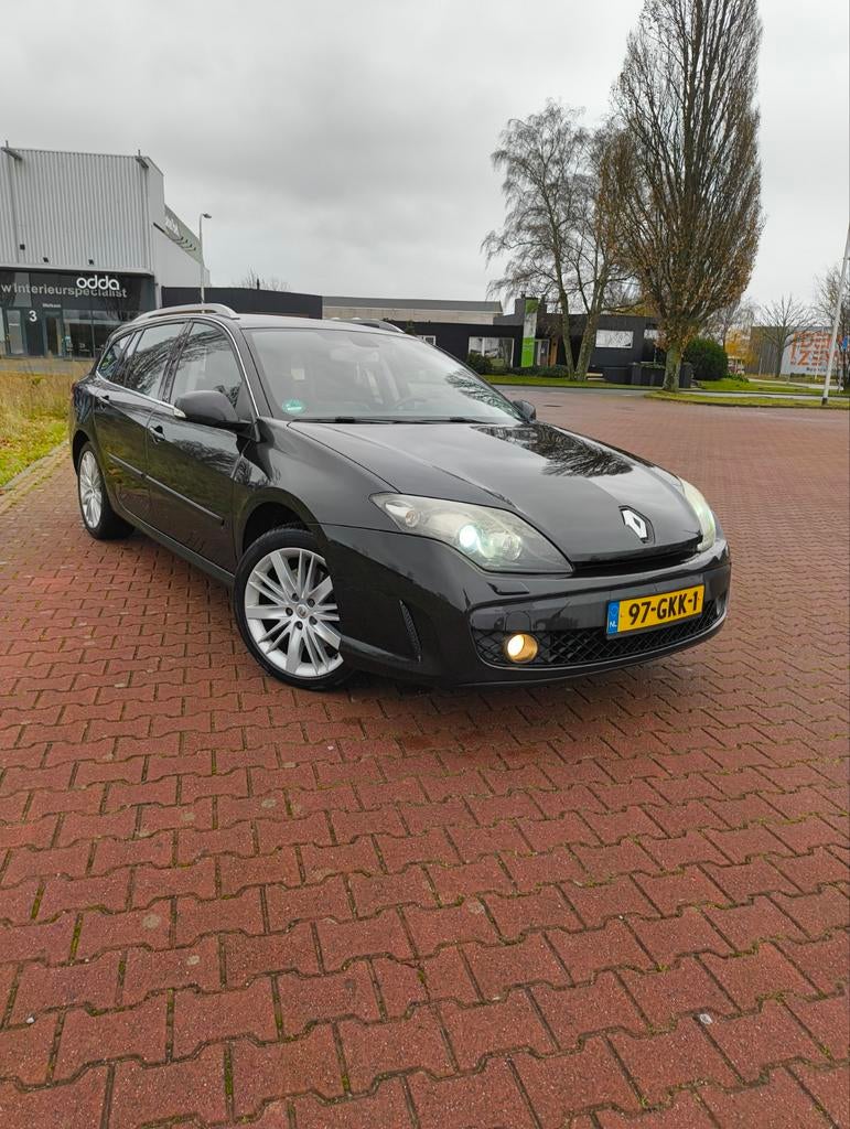 Renault Laguna GT 2.0T 204 PK met NAP, Auto's, Voorwielaandrijving, 4 cilinders, Zwart, Stationwagon