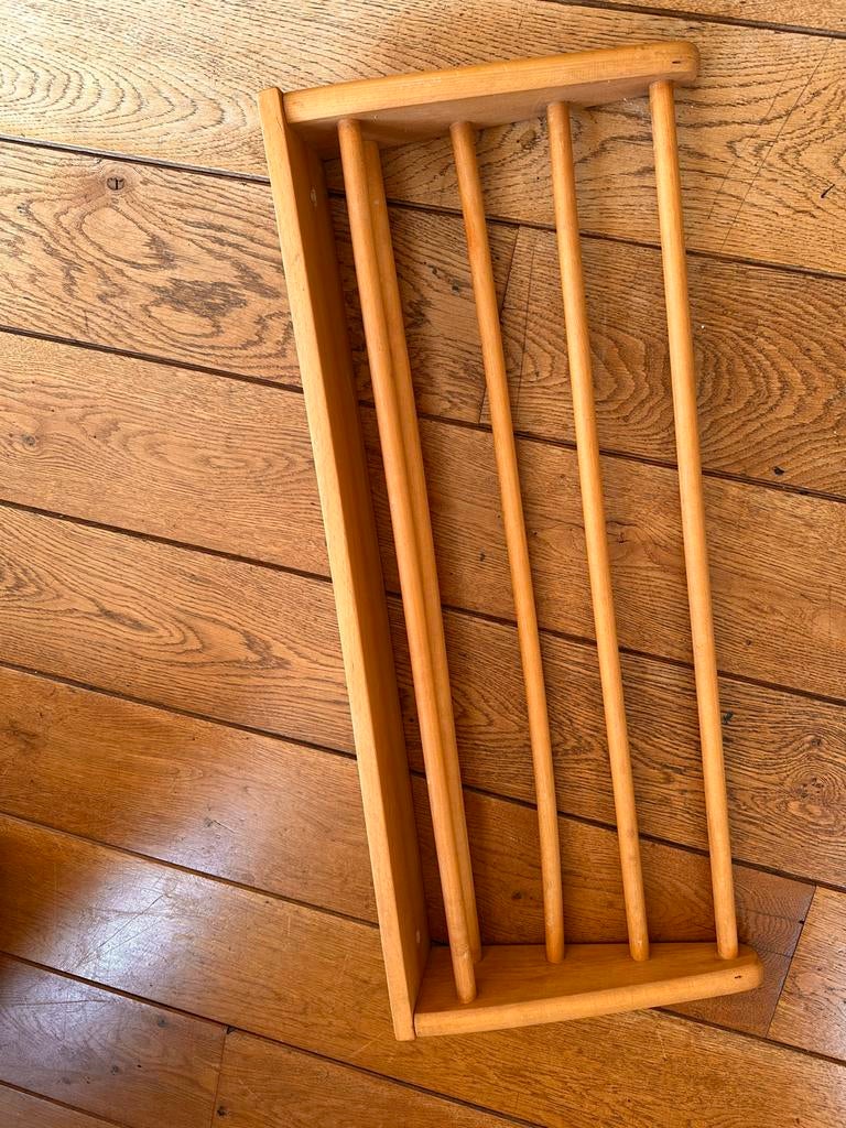 Houten pannenrek, Huis en Inrichting, Keuken | Keukenbenodigdheden, Gebruikt, Bordenrek, Hout, Ophalen of Verzenden