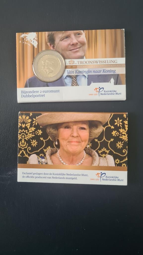 Bijzondere 2 euromunt Dubbelportret Troonswisseling 2013, Postzegels en Munten, Munten | Europa | Euromunten, Verzenden, Overige landen