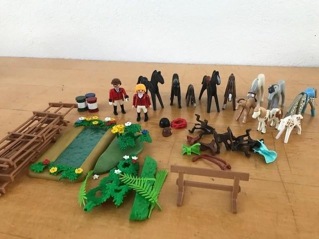 Samengesteld pakket playmobil thema paarden, Ophalen of Verzenden, Gebruikt, Los playmobil