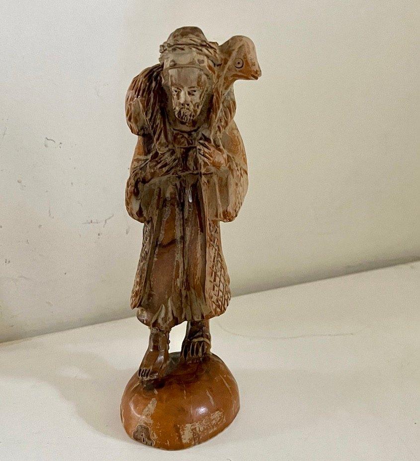 Beeldje Herder met lammetje, Ophalen of Verzenden, Zo goed als nieuw