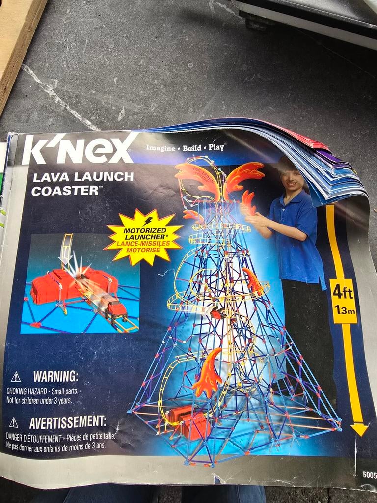 Grote K'nex collectie: Lava Launch, Dragon's Drop & Octopus, Ophalen of Verzenden, Gebruikt, K'nex