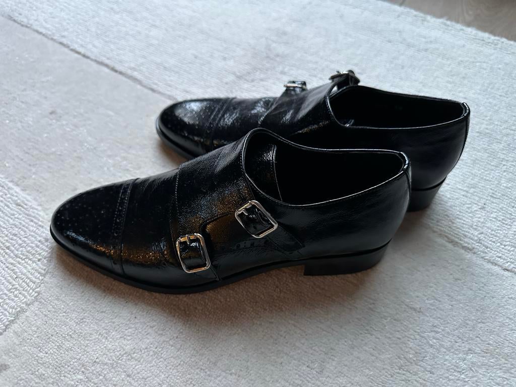 Zwarte lakschoenen UNISEX, Zwart, Overige typen, Nieuw, Ophalen of Verzenden