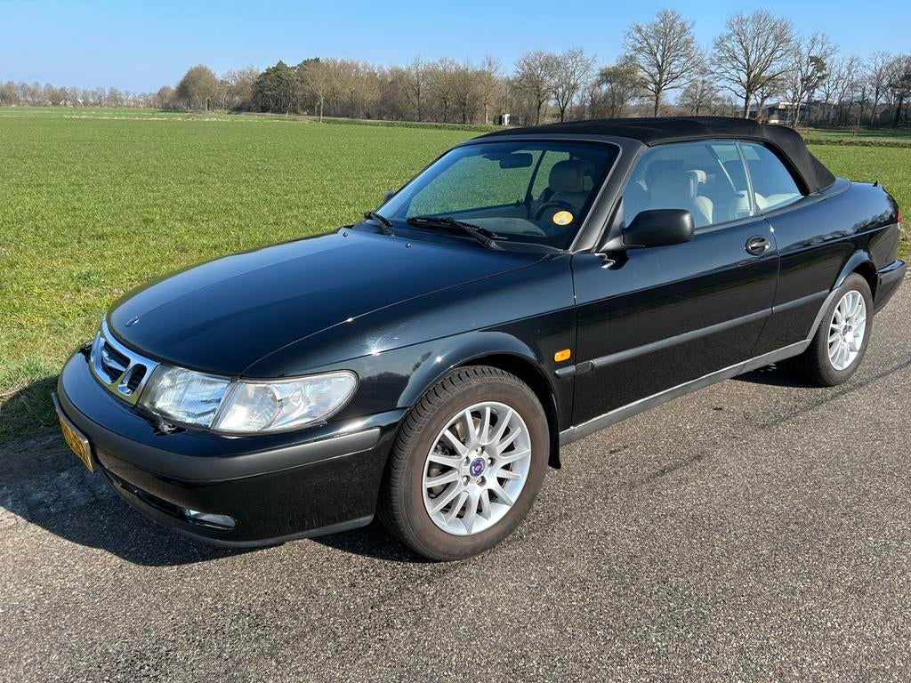 Saab 9-3 2.0 I Cabrio 1999 Zwart, Voorwielaandrijving, Euro 5, 4 cilinders, Cabriolet