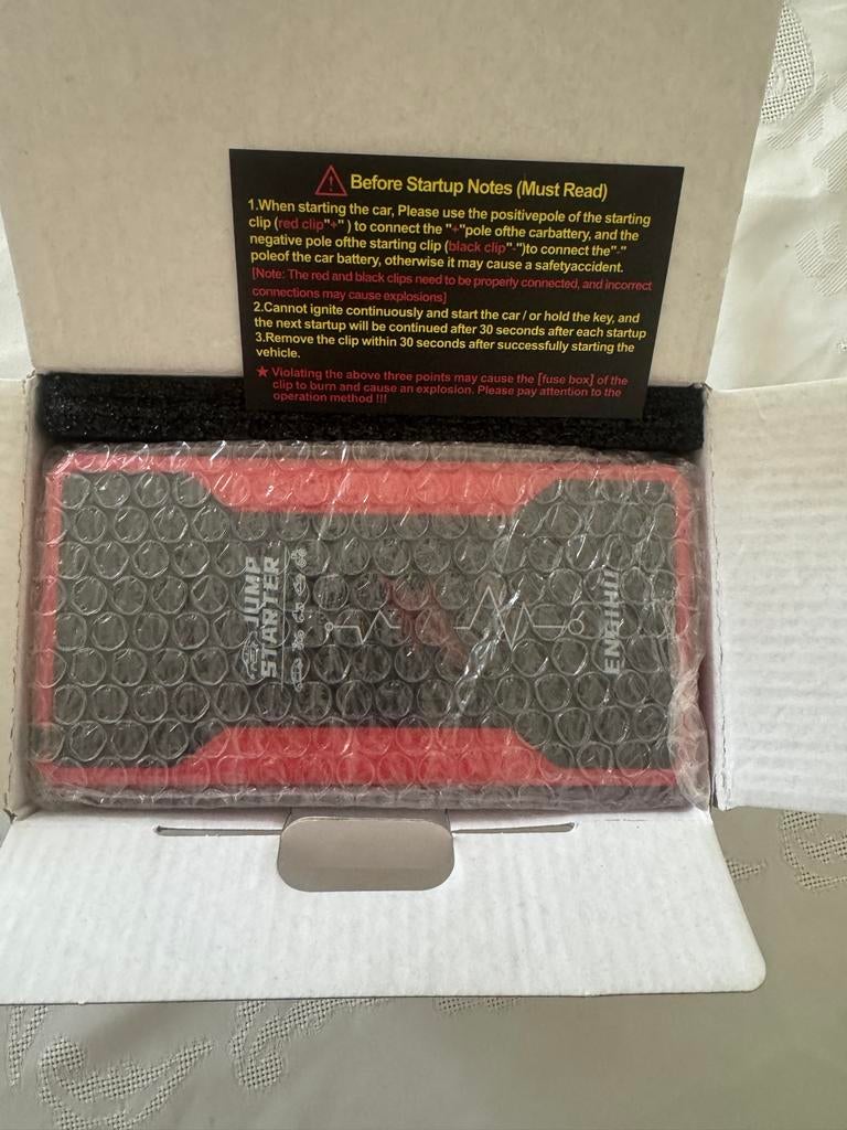 Nieuwe ENGINHU Jump Starter - Start uw auto direct!, Ophalen of Verzenden, Nieuw
