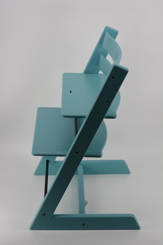 Stokke Tripp Trapp Turquoise – Refurbished model, Verzenden, Zo goed als nieuw, Meegroeistoel, Gordel(s)