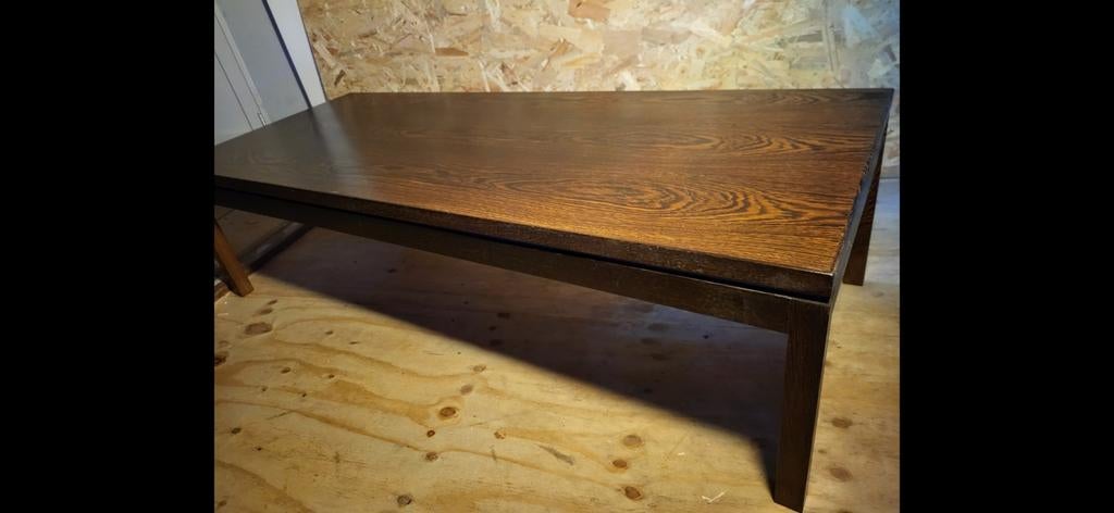 Vintage Topform salontafel wenge nette staat 1970, Ophalen, Gebruikt, 50 tot 100 cm, Minder dan 100 cm