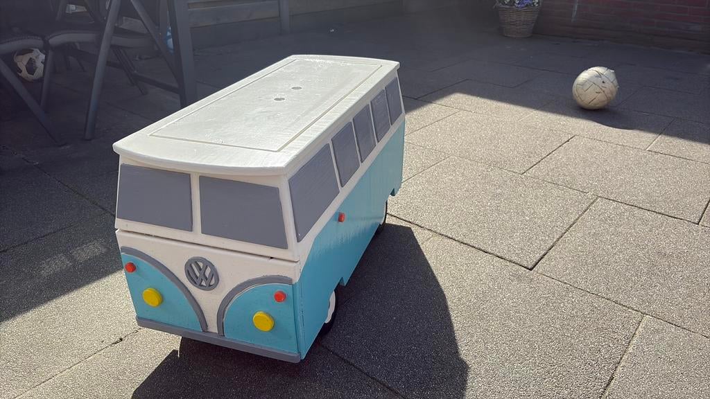 Speelgoedkist volkswagen T1, Ophalen, Zo goed als nieuw