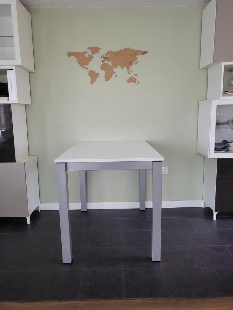 half hoge bar tafel uitschuifbaar, Huis en Inrichting, Bureaus, Ophalen, Gebruikt