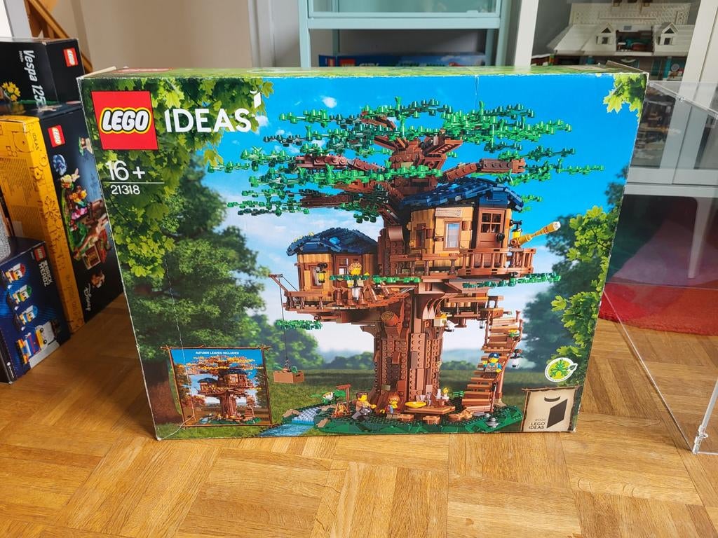 Lego Ideas 21318 Boomhut, inclusief display!, Ophalen, Compleet, Lego, Complete set