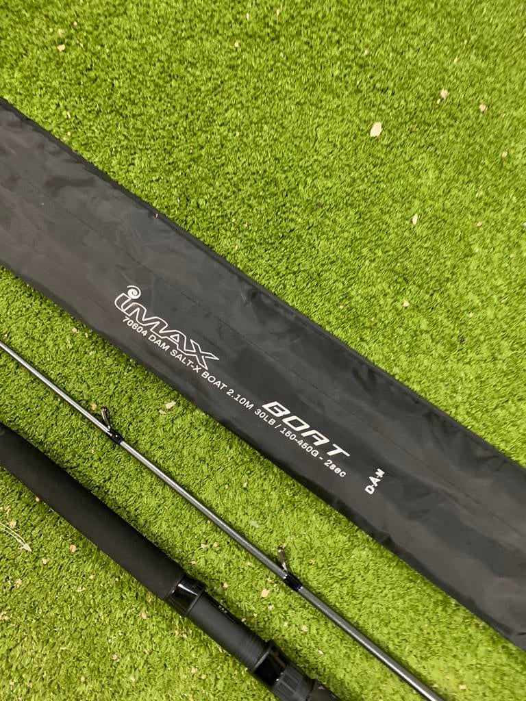 Nieuwe Dam Salt-X Imax boothengel, 2.10m & 150-450 gr, Watersport en Boten, Hengelsport | Zeevissen, Ophalen of Verzenden, Nieuw