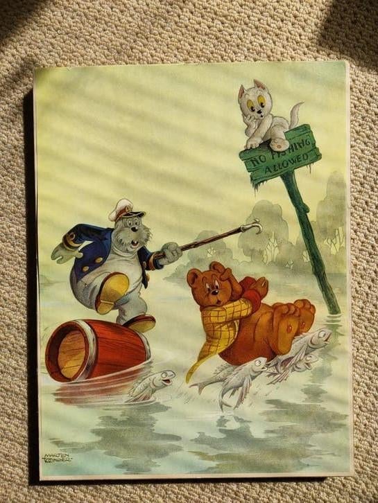 Heer Bommel en Tom Poes Puzzel - Marten Toonder (1950), Verzamelen, Stripfiguren, Gebruikt, Boek of Spel, Olivier B, Bommel en Tom Poes