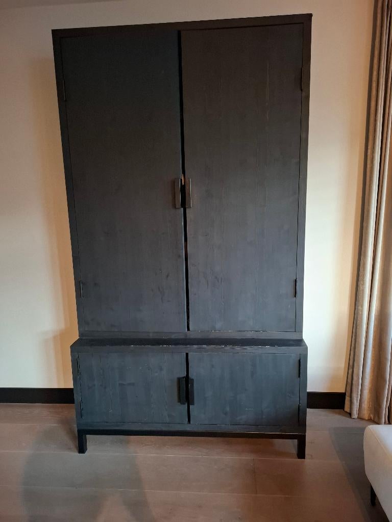 Kast, Huis en Inrichting, Kasten | Kledingkasten, Ophalen, Met plank(en), Gebruikt, 100 tot 150 cm