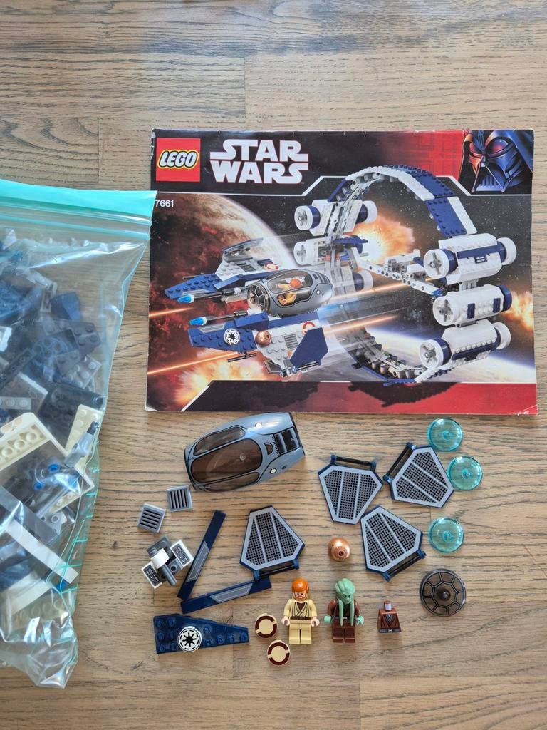 Lego Star Wars 7661 Starfighter hyperdrive booster, Ophalen of Verzenden, Gebruikt, Complete set, Lego