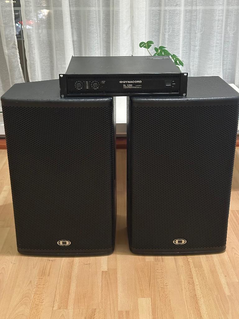 Dynacord A115 met Dynacord SL1200, Ophalen, Zo goed als nieuw, 500 tot 1000 watt, P.A.