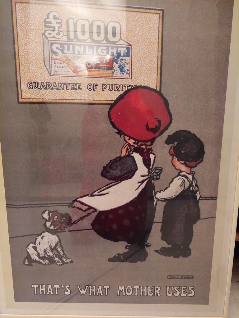 Origineel poster ingelijst, Ophalen, Zo goed als nieuw, A1 t/m A3, Film en Tv