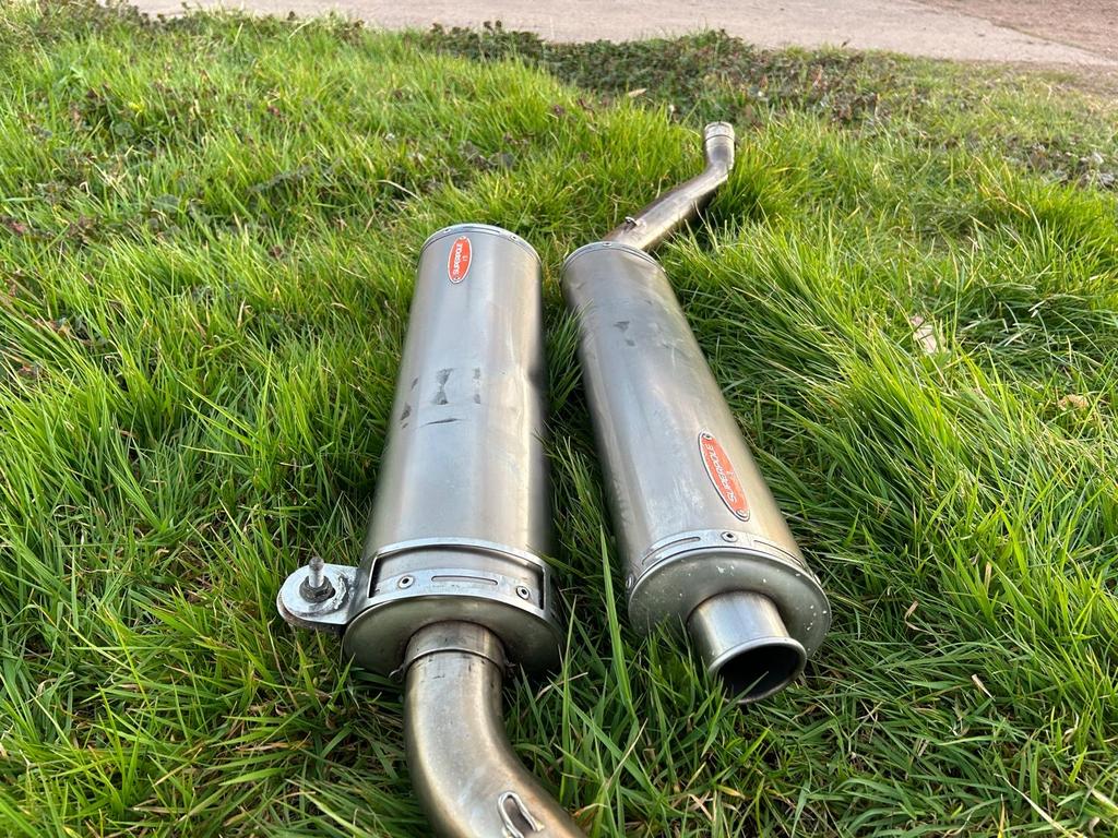 Superpole Uitlaat Demper Set, Ophalen, Gebruikt