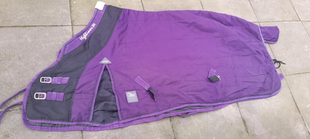 Harry's Horse Highliner 200 paardendeken maat 195 paars, Dieren en Toebehoren, Ophalen of Verzenden, Gebruikt