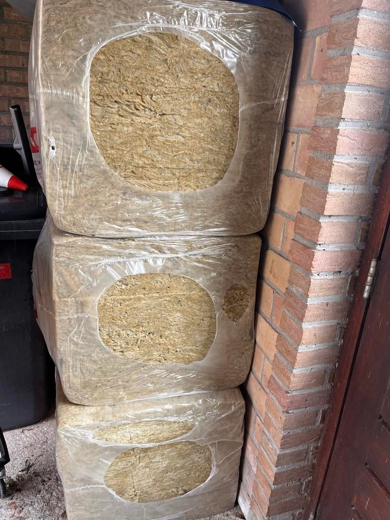 Steenwol isolatie 190mm, merk ROCKWOOL, Doe-het-zelf en Verbouw, Isolatie en Afdichting, Nieuw, Steenwol, 12 cm of meer, 5 tot 10 m²