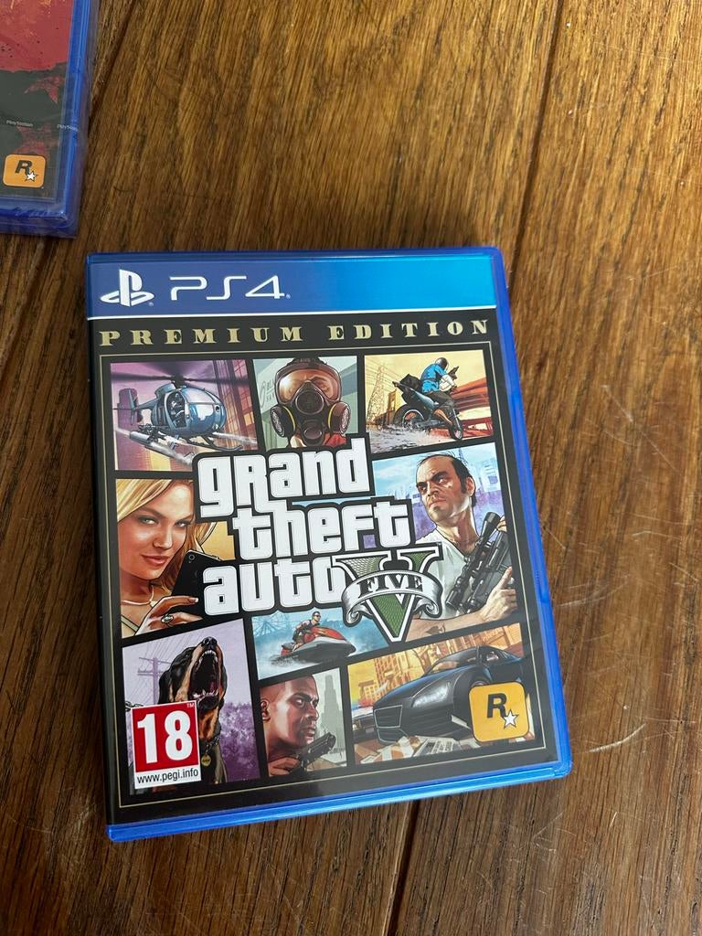Grand Theft Auto V (GTA 5) Premium Edition PS4 - Amper gespe, Spelcomputers en Games, Games | Sony PlayStation 4, Online, Vanaf 18 jaar