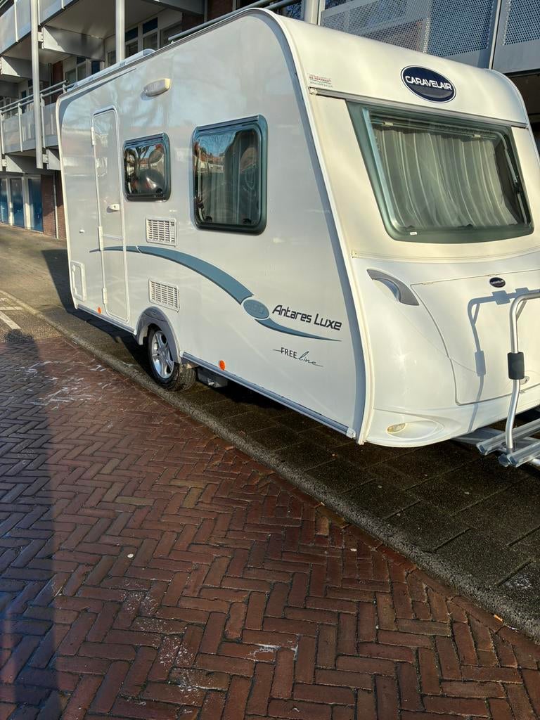 Caravelair Antares luxe 390, Caravans en Kamperen, Caravans, Vast bed, Treinzit, 750 - 1000 kg, Particulier