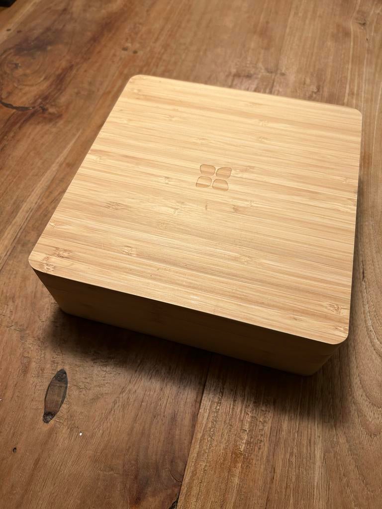 Waterdrop Voorraad Doos Bamboe - Nieuw, Ophalen of Verzenden, Zo goed als nieuw, Beige, Hout