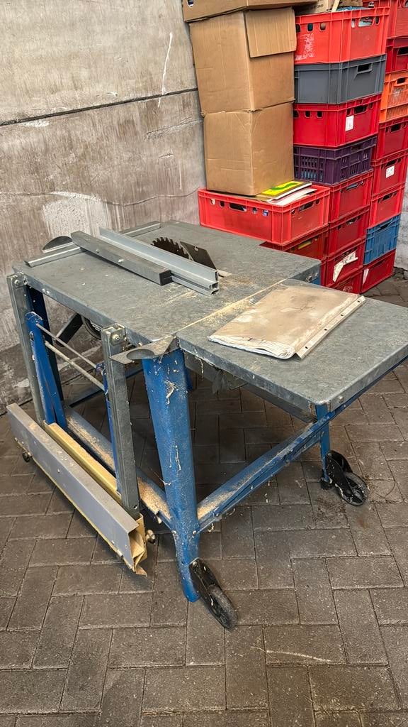 Te koop scheppach zaagtafel, Cirkelzaag, Ophalen of Verzenden, Zo goed als nieuw, 30 tot 70 mm