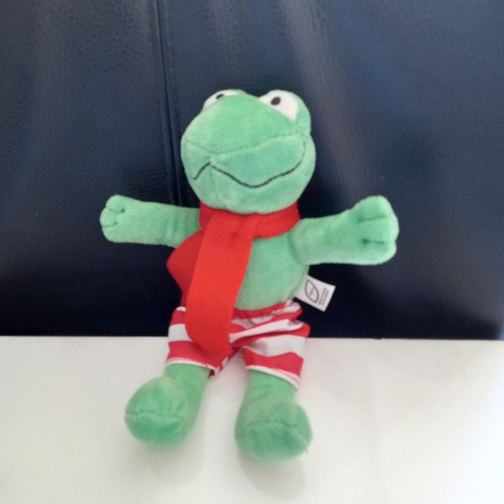 Kikker van kikker &vriendjes 20 cm groot., Ophalen of Verzenden, Zo goed als nieuw, Kikker