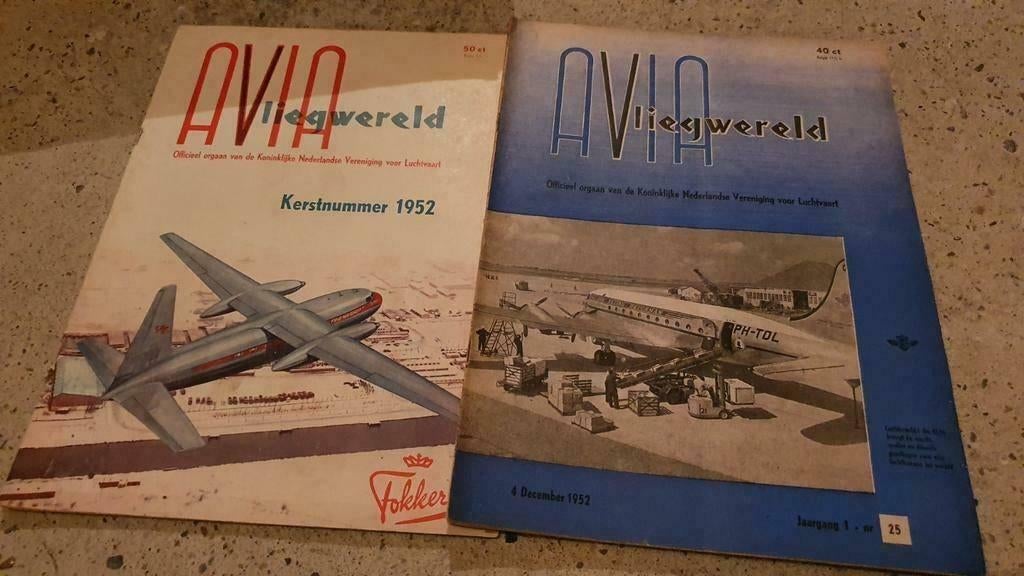 Avia Vliegwereld vijftiger jaren 37 st., Verzamelen, Ophalen of Verzenden, Overige typen