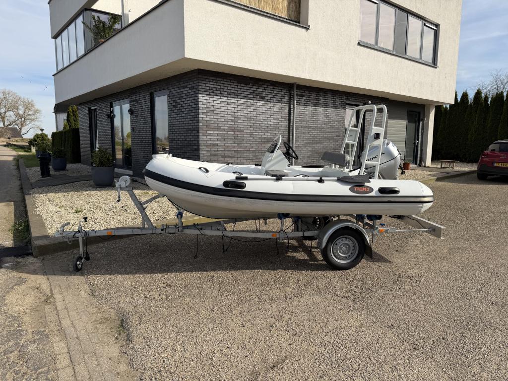 Trend 360 Alu Rib - Compleet met Honda 20PK (2023) - Vaarkl, Gebruikt, Benzine, Minder dan 70 pk, Overige merken