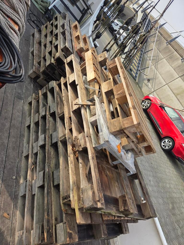 Gratis pallets, Doe-het-zelf en Verbouw, Hout en Planken, Ophalen, Overige houtsoorten, Minder dan 200 cm, Pallet