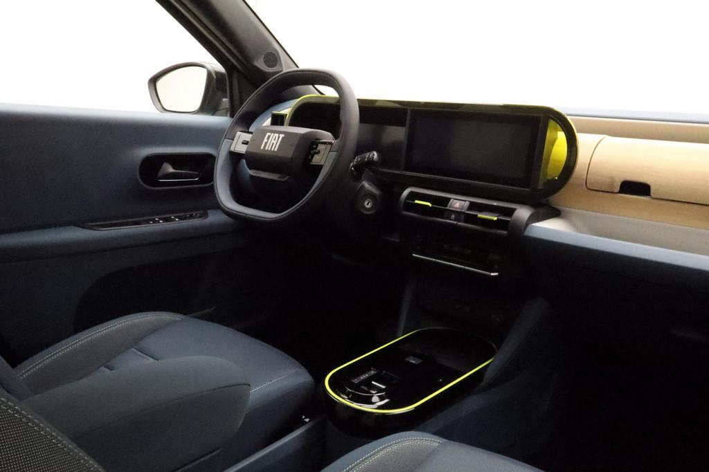 Fiat Grande Panda 1.2 Hybrid La Prima | Navigatie | Climate, Stof, Blauw, Origineel Nederlands, Bedrijf