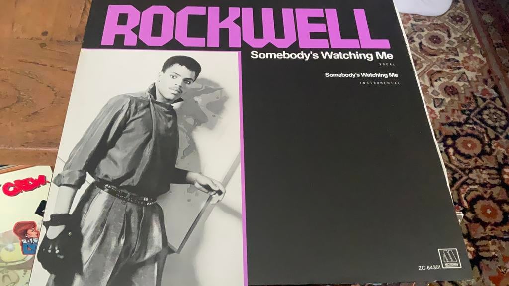 Rockwell. Somebody is watching you, Ophalen of Verzenden, 1980 tot 2000, Zo goed als nieuw, 12 inch