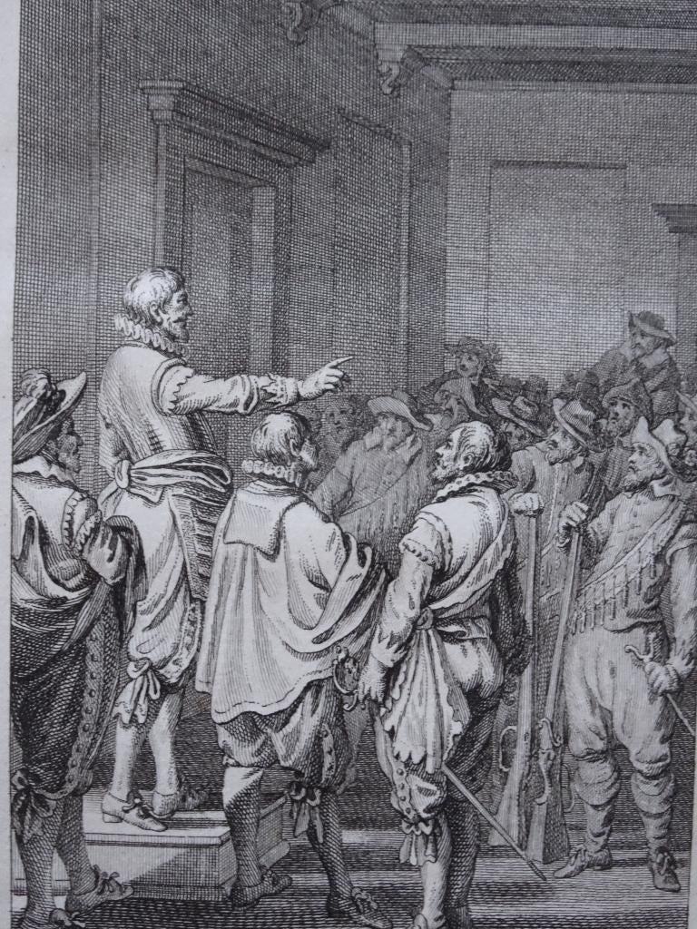 gravure Ripperda spreekt burgers Haarlem toe Vinkeles 1790, Verzenden