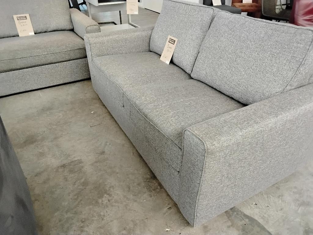 Bankstel 210 en 170cm. Stof. 2e paasdag geopend. Second Life, Ophalen, Zo goed als nieuw, Rechte bank, 200 tot 250 cm