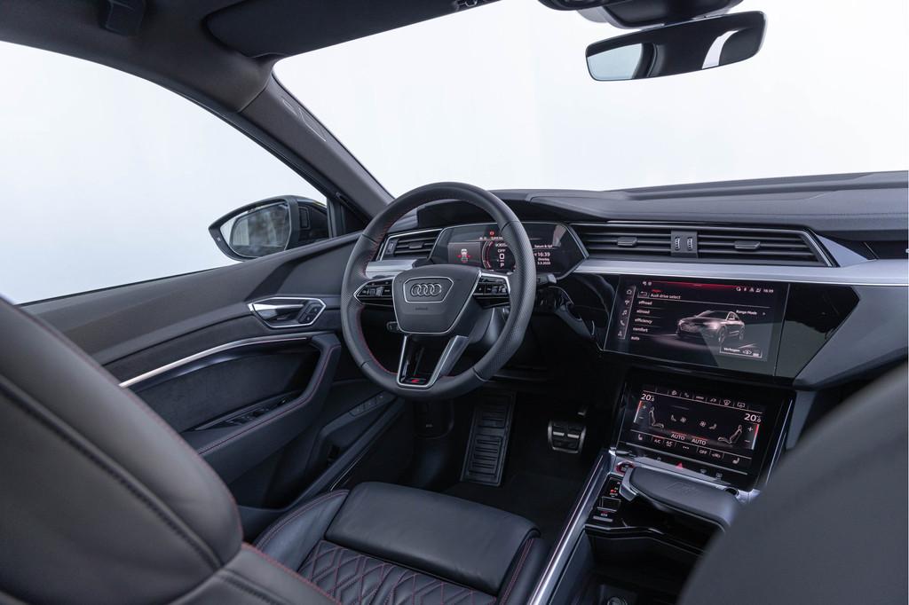 Audi Q8 e-tron Sportback 504pk Quattro SQ8 Pano S-stoelen Hu, Automaat, 2625 kg, Gebruikt, 504 pk