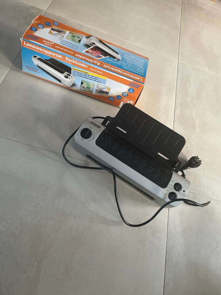 QUIGG Lamineerapparaat - Backloader, Ophalen, Gebruikt, Overige typen