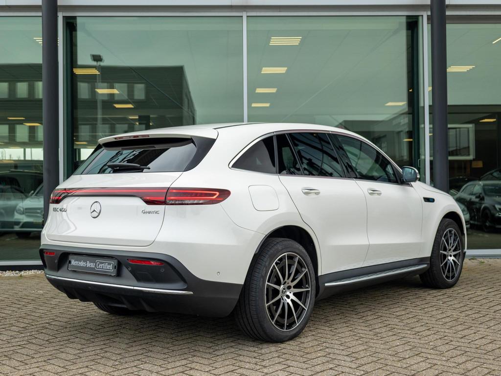 Mercedes-Benz EQC 400 4MATIC Business Solution AMG 80 kWh Sc, Automaat, Zwart, 80 kWh, Wit